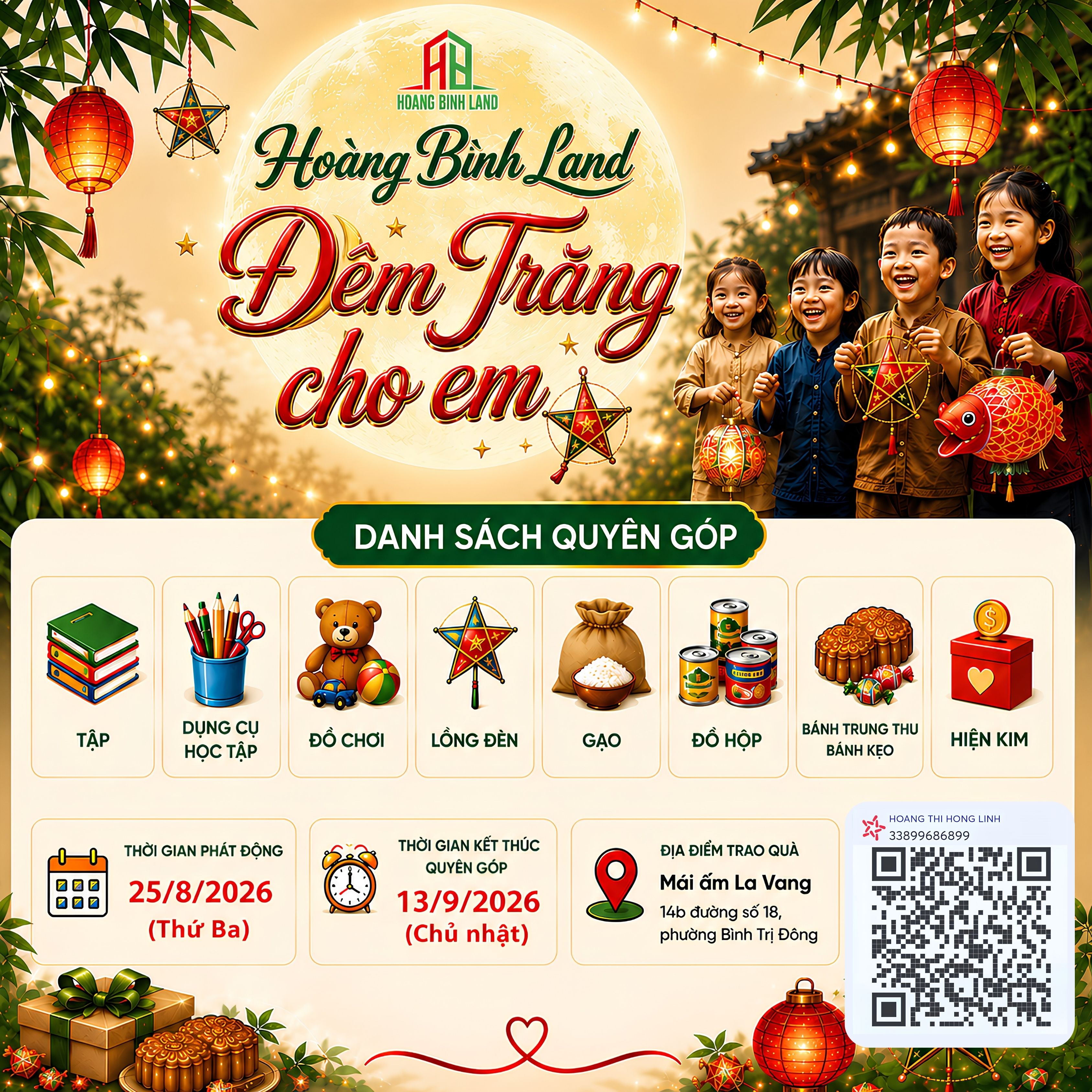 HOÀNG BÌNH LAND ĐÊM TRĂNG CHO EM